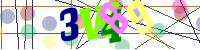 Blue Captcha Image